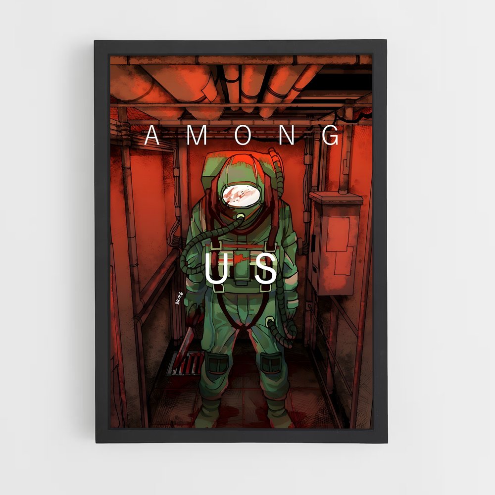 Poster Imposteur en Action – affiche Among us (vue 2)